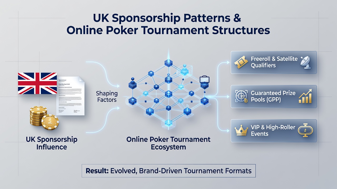 Detailed view of branded poker tournament interfaces shaped by sponsorship agreements